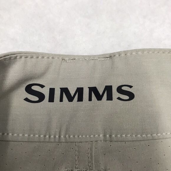 NWT SIMMS Challenger Short Men 40 Khaki Performance Fishing UPF 50+ - Picture 4 of 14